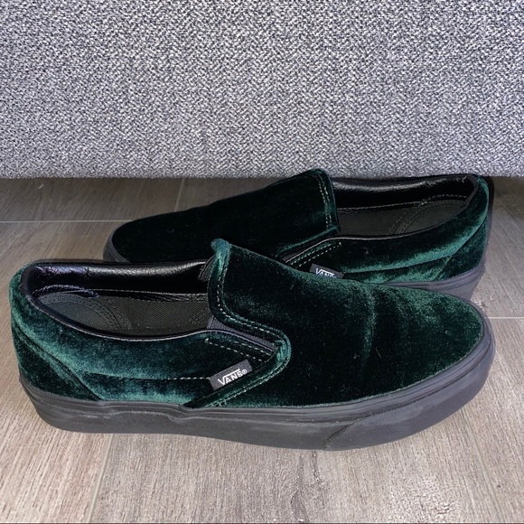 velvet green vans